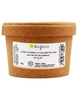 Cire d'abeille blanche (pastilles) BIO, 50 g